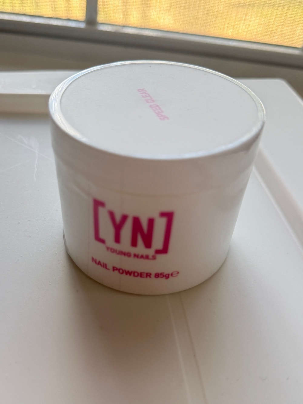 Young Nails YN Speed Clear Acrylic Nail Powder 85g New & Sealed